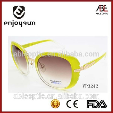 good quality fashion wholesale plastic sunglasses with CE & FDA